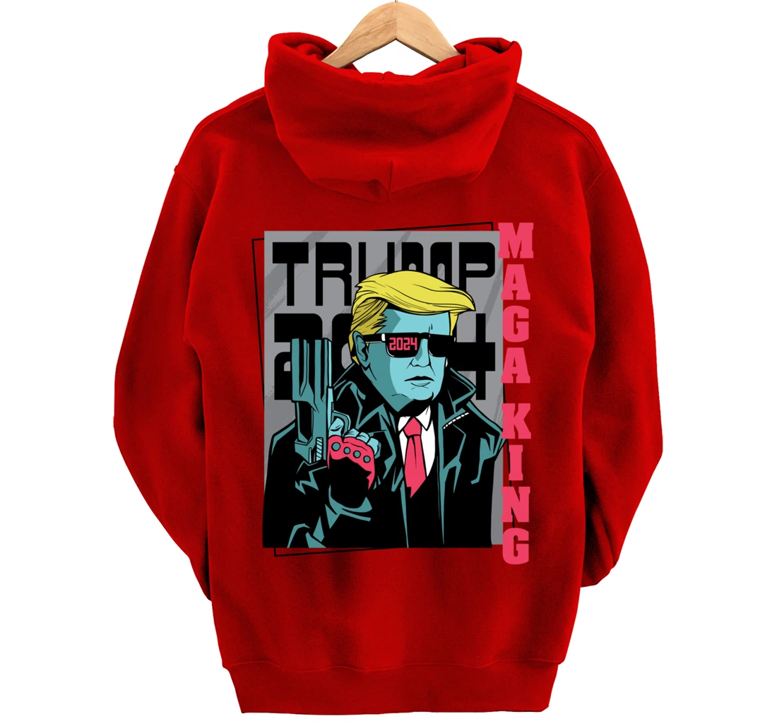 Directly from the Future, Pro Trump The Great Maga King Pullover Hoodie