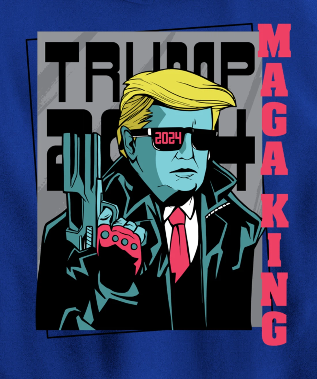 Directly from the Future, Pro Trump The Great Maga King Pullover Hoodie