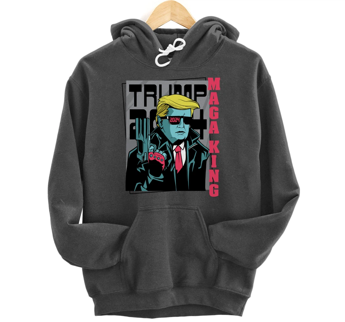 Directly from the Future, Pro Trump The Great Maga King Pullover Hoodie