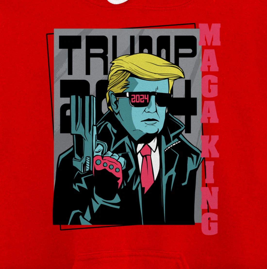 Directly from the Future, Pro Trump The Great Maga King Pullover Hoodie