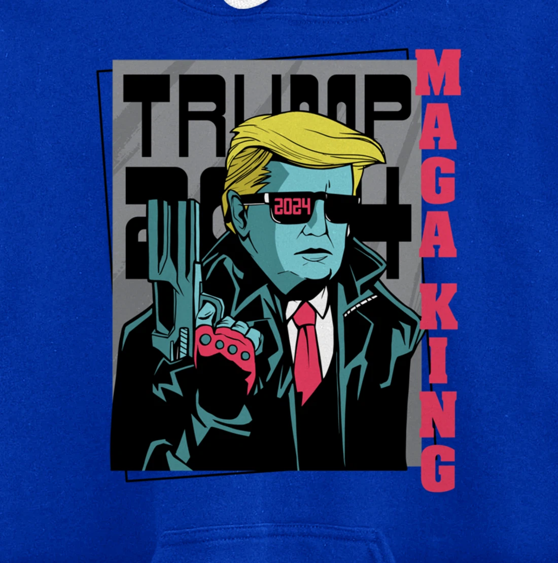 Directly from the Future, Pro Trump The Great Maga King Pullover Hoodie