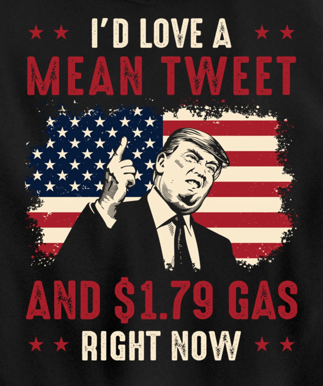 Vote for Trump Pullover Hoodie