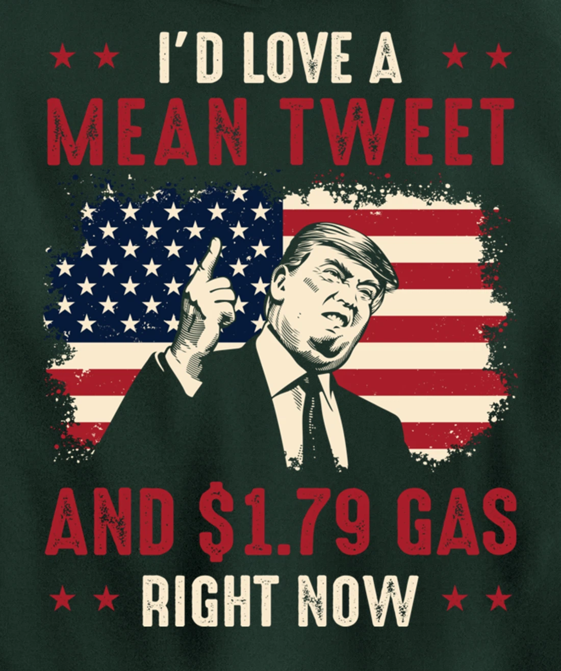 Vote for Trump Pullover Hoodie