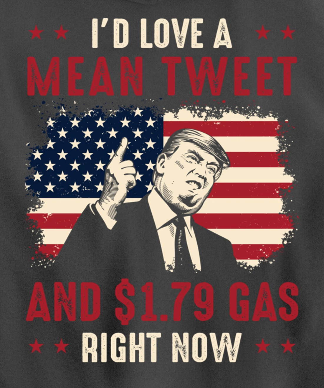 Vote for Trump Pullover Hoodie