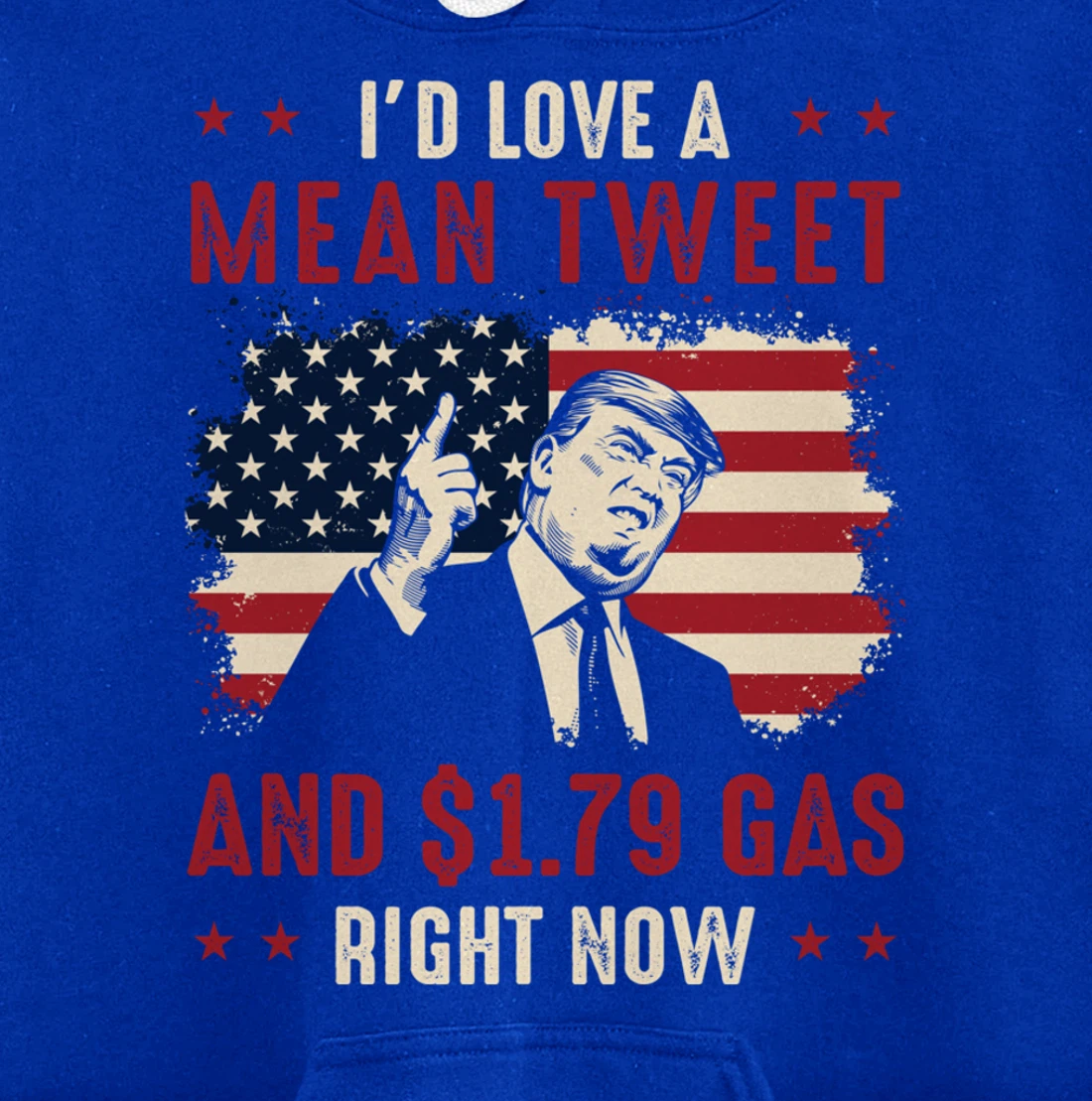 Vote for Trump Pullover Hoodie