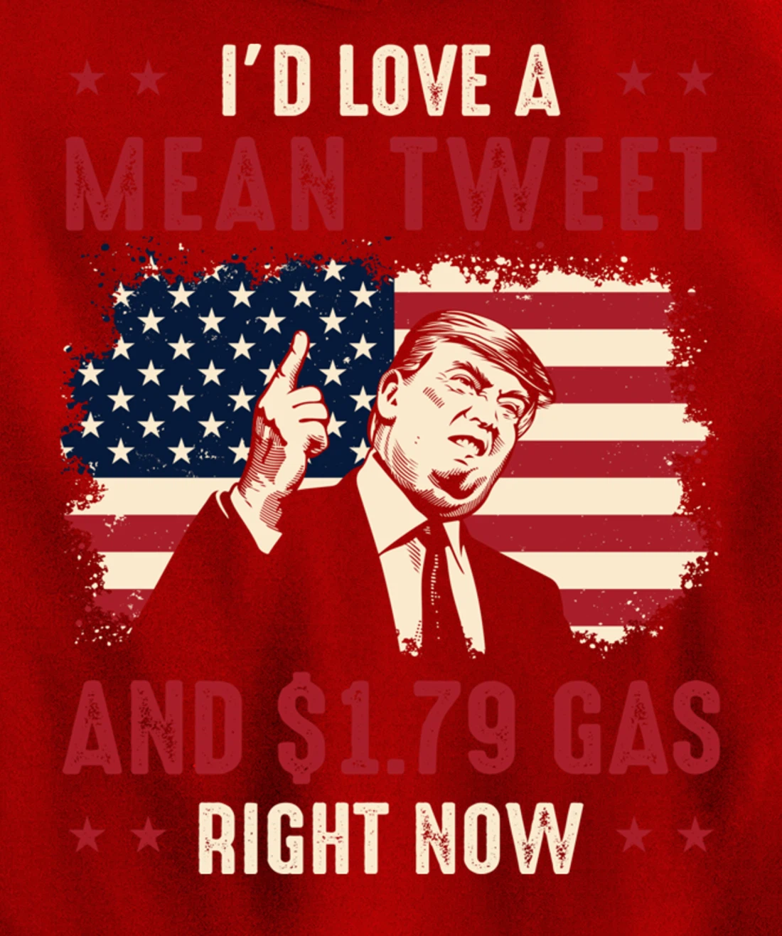 Vote for Trump Pullover Hoodie