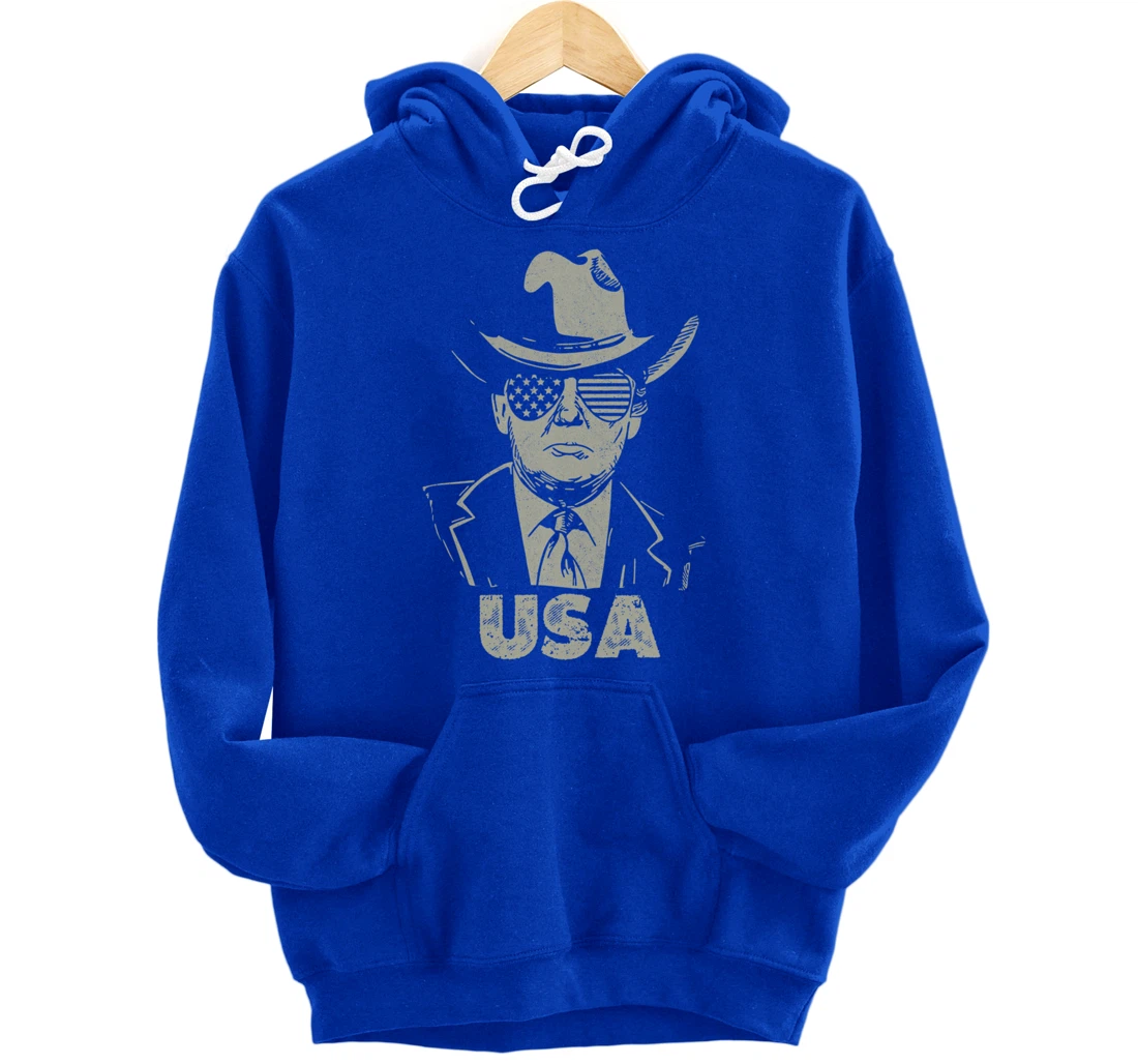 the USA Again Vintage Trump Pullover Hoodie