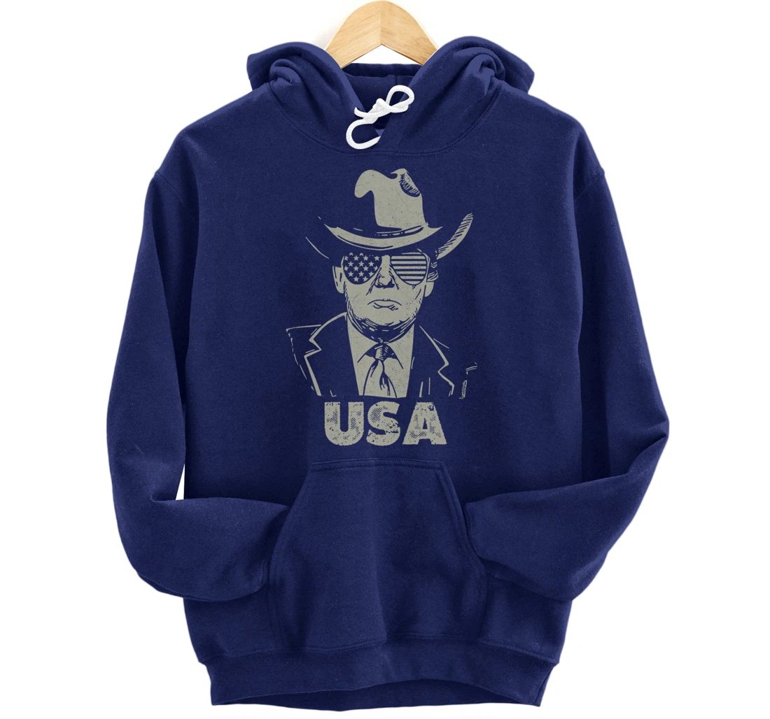 the USA Again Vintage Trump Pullover Hoodie