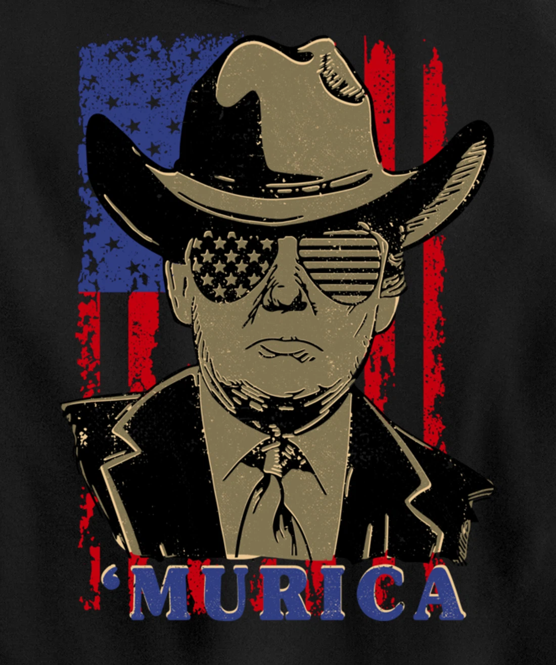 Save America Again Vintage Trump Pullover Hoodie