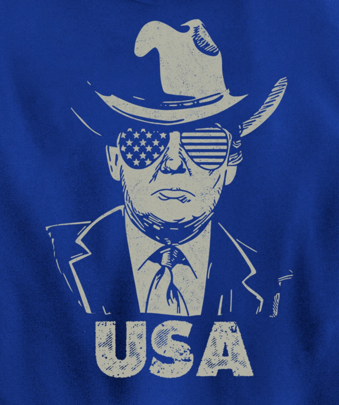 the USA Again Vintage Trump Pullover Hoodie