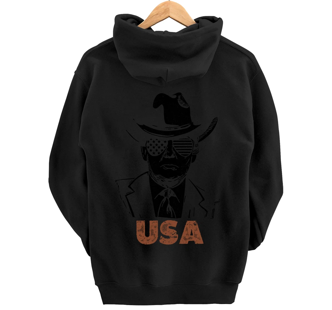 the USA Again Retro Trump Pullover Hoodie
