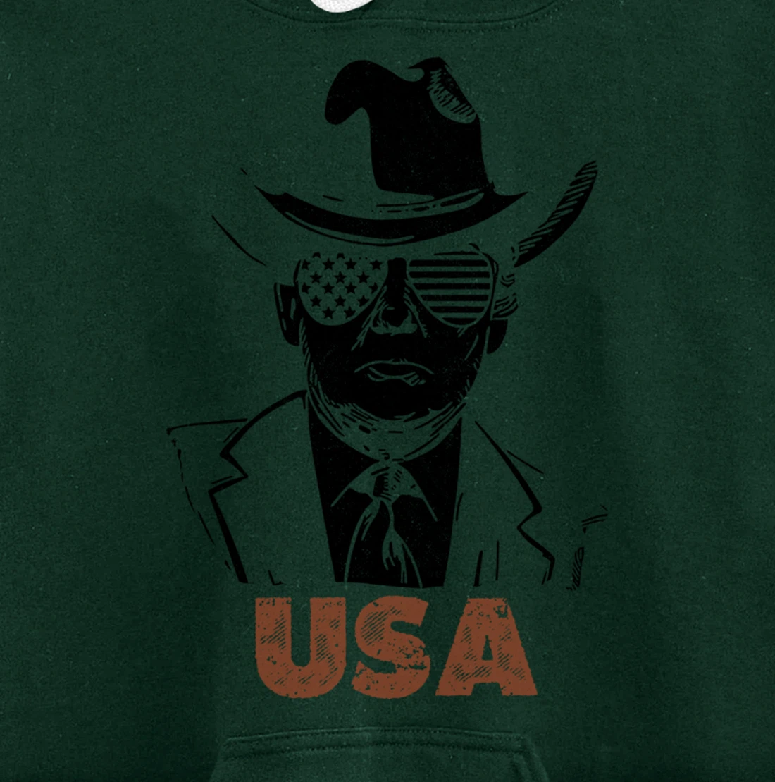 the USA Again Retro Trump Pullover Hoodie