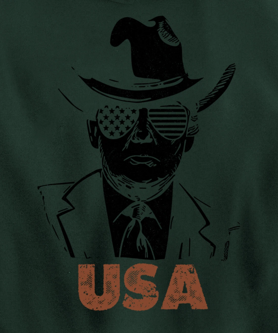 the USA Again Retro Trump Pullover Hoodie