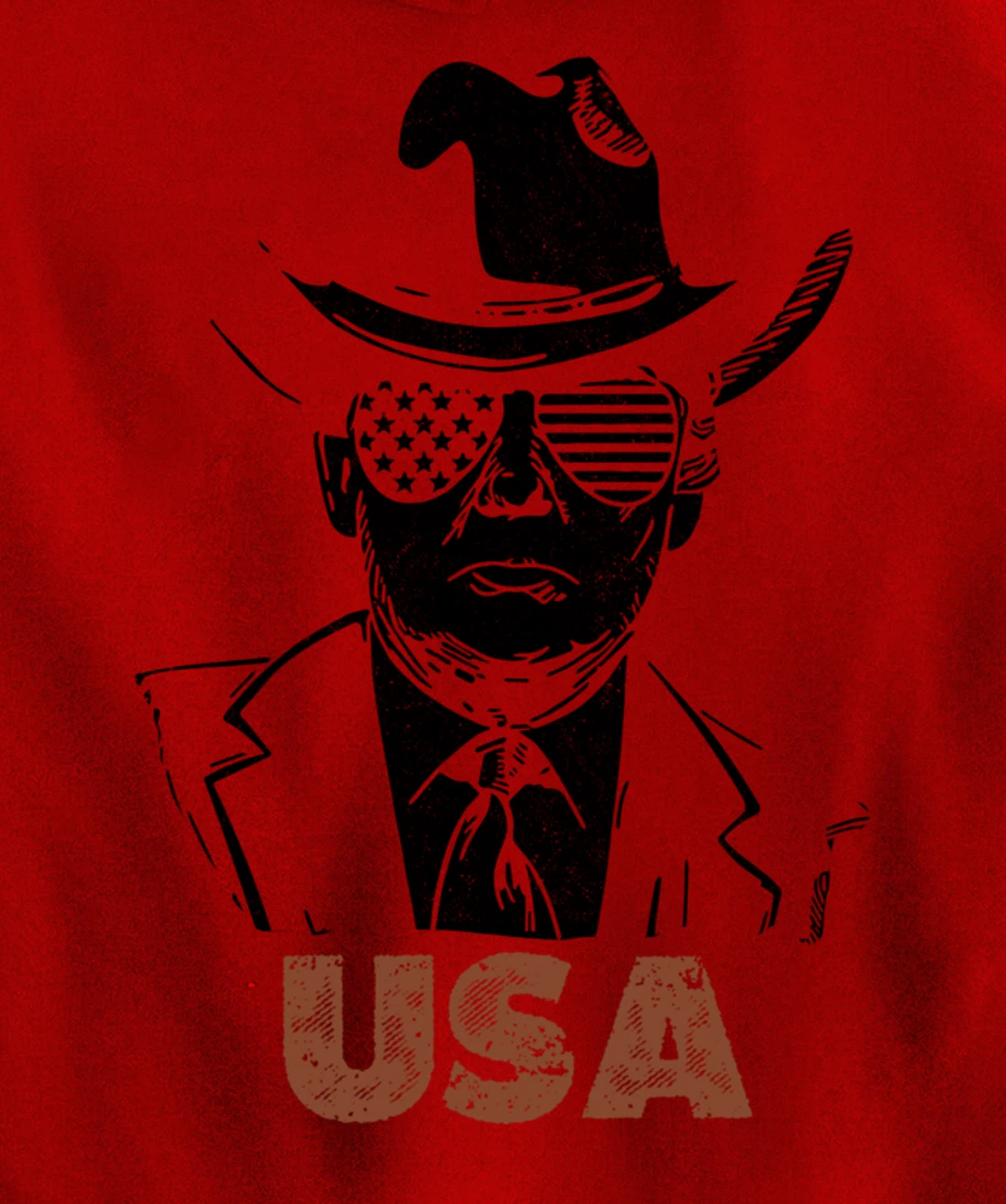 the USA Again Retro Trump Pullover Hoodie