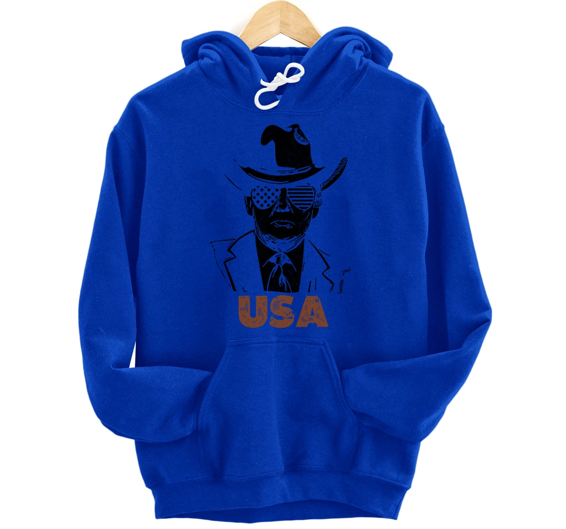 the USA Again Retro Trump Pullover Hoodie