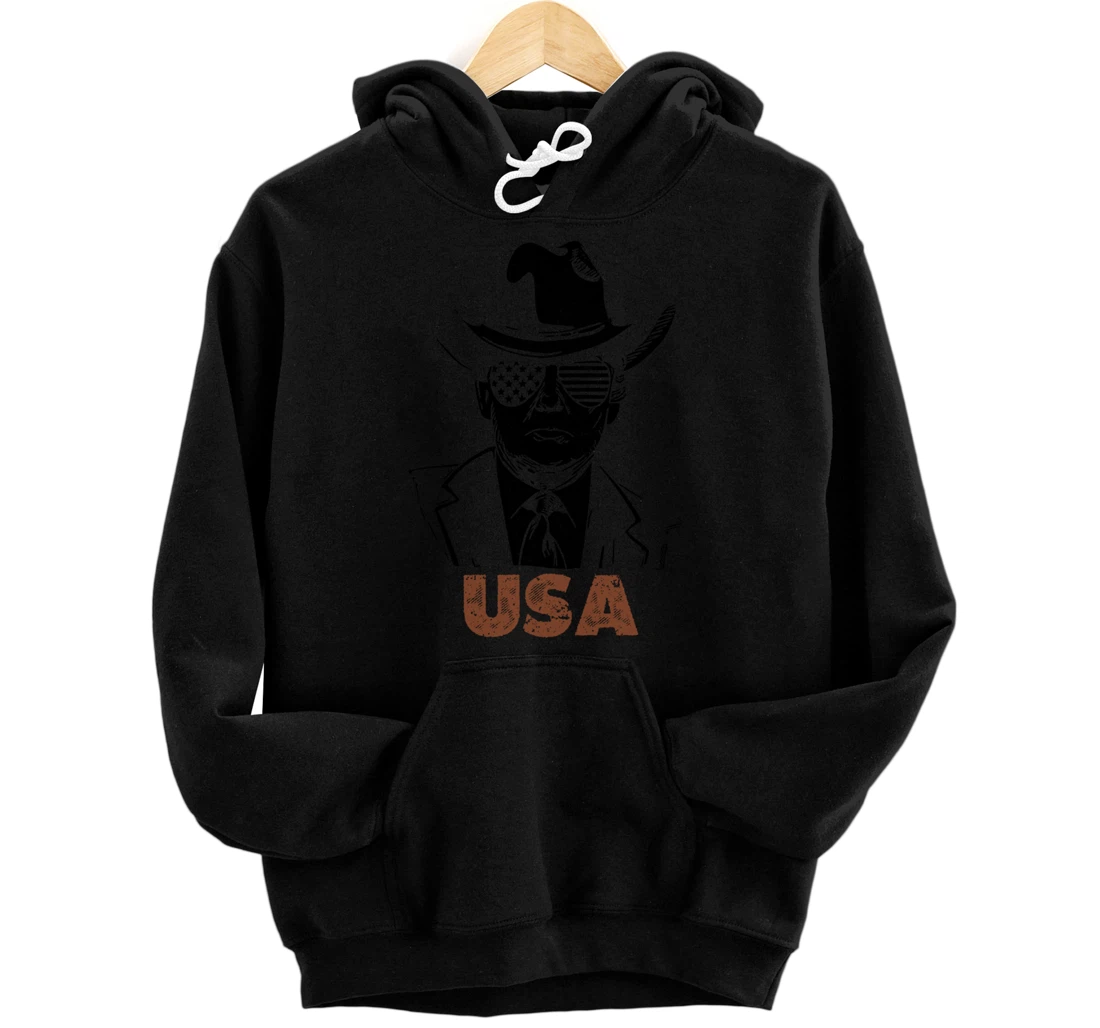 the USA Again Retro Trump Pullover Hoodie