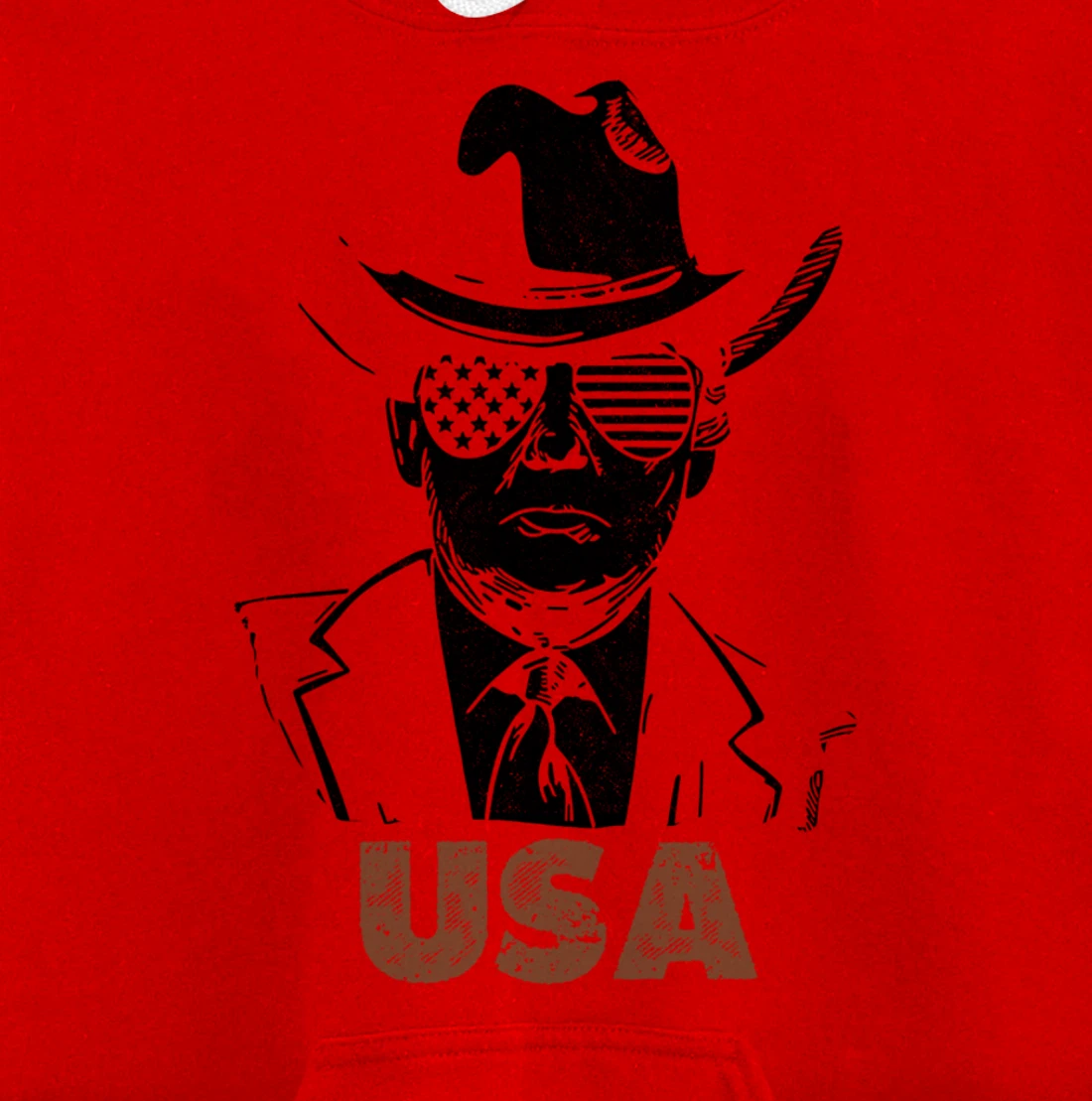 the USA Again Retro Trump Pullover Hoodie