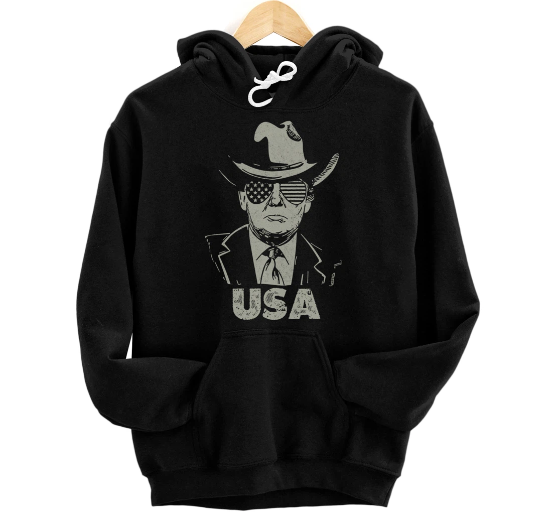 the USA Again Vintage Trump Pullover Hoodie