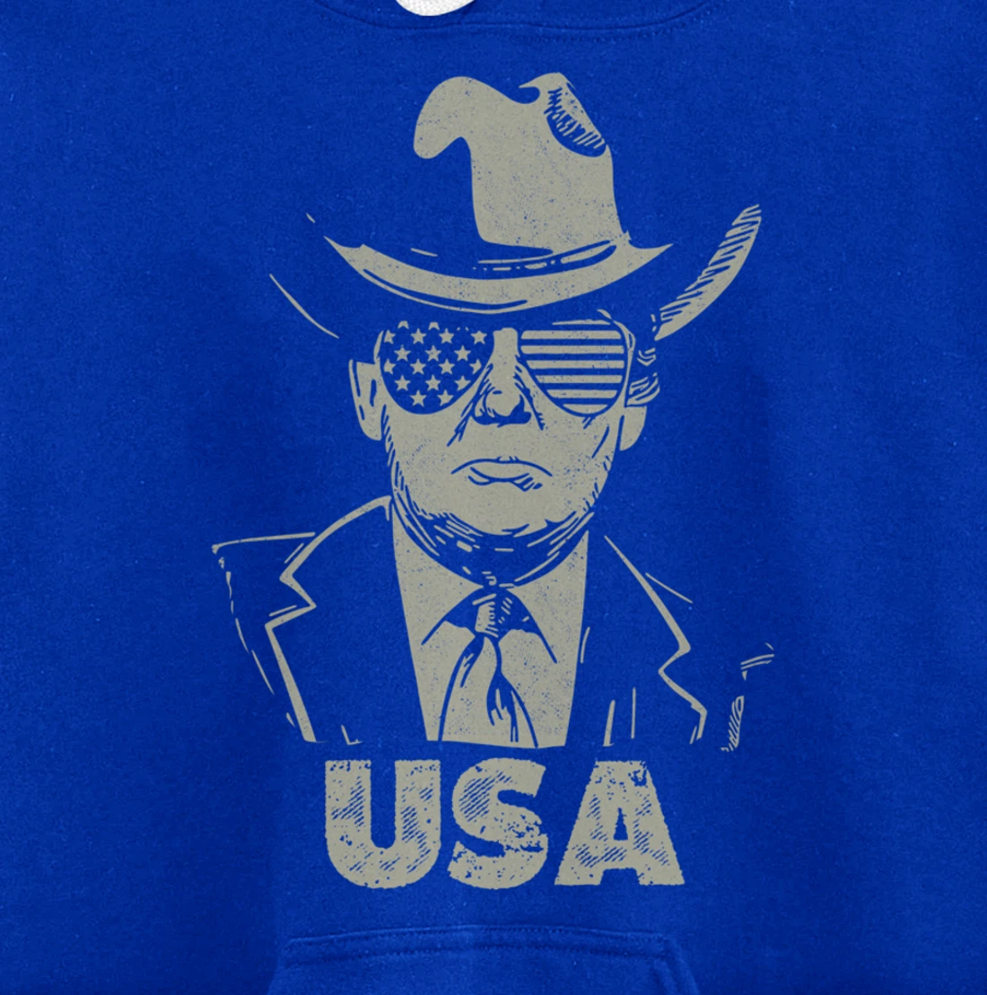 the USA Again Vintage Trump Pullover Hoodie