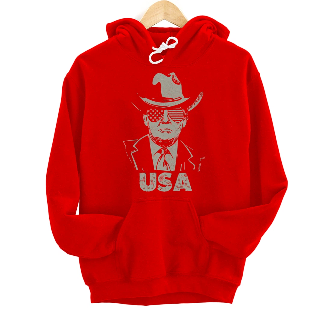the USA Again Vintage Trump Pullover Hoodie