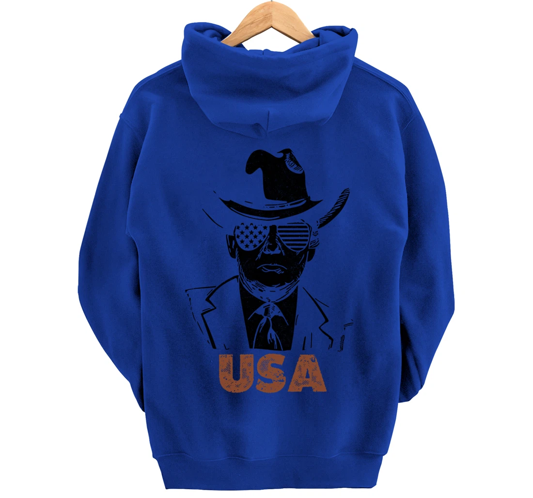 the USA Again Retro Trump Pullover Hoodie