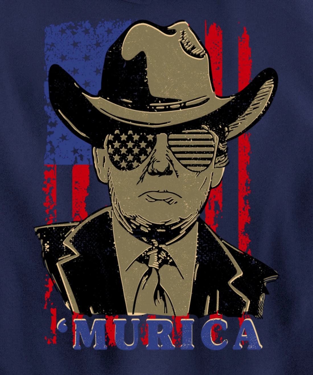 Save America Again Vintage Trump Pullover Hoodie