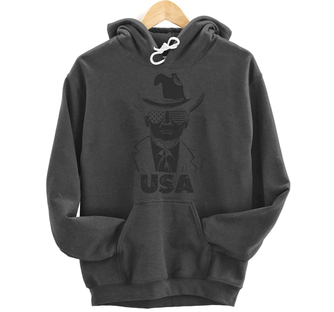 the USA Again Vintage Trump Pullover Hoodie