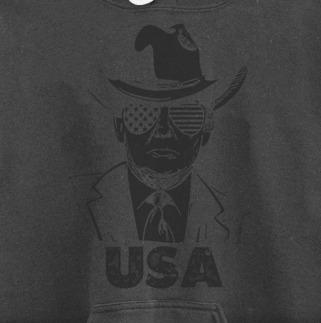 the USA Again Vintage Trump Pullover Hoodie