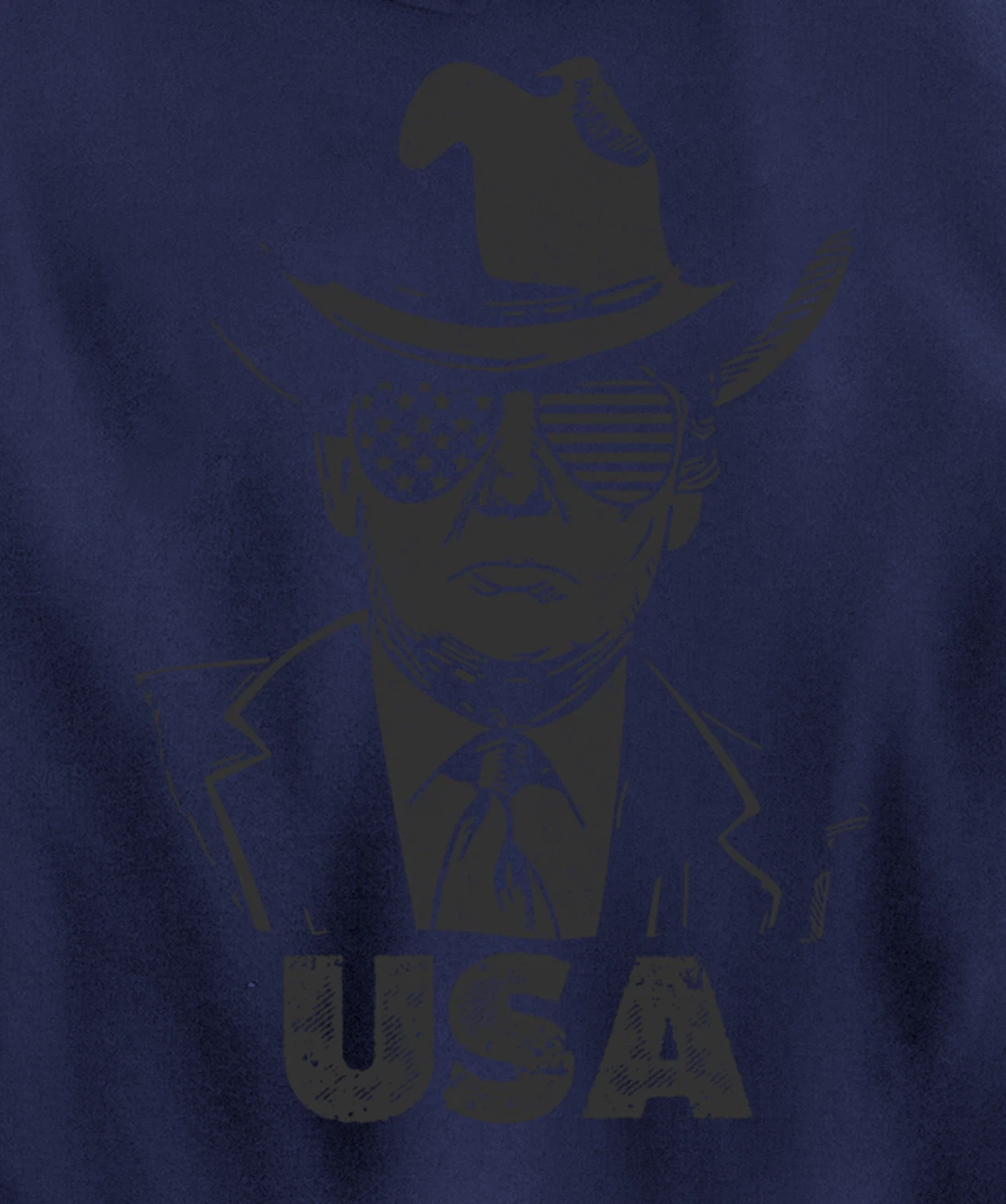 the USA Again Vintage Trump Pullover Hoodie