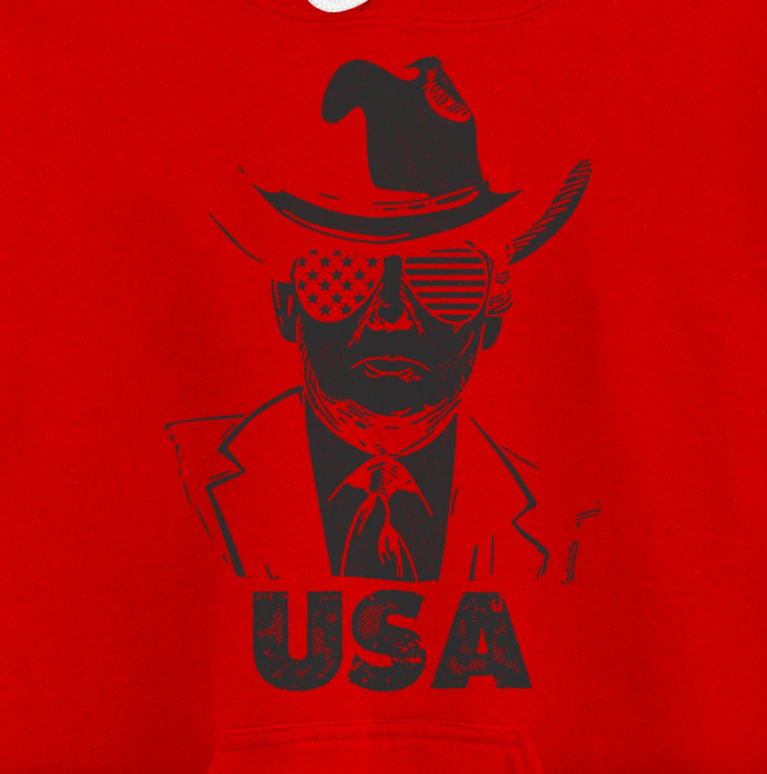 the USA Again Vintage Trump Pullover Hoodie