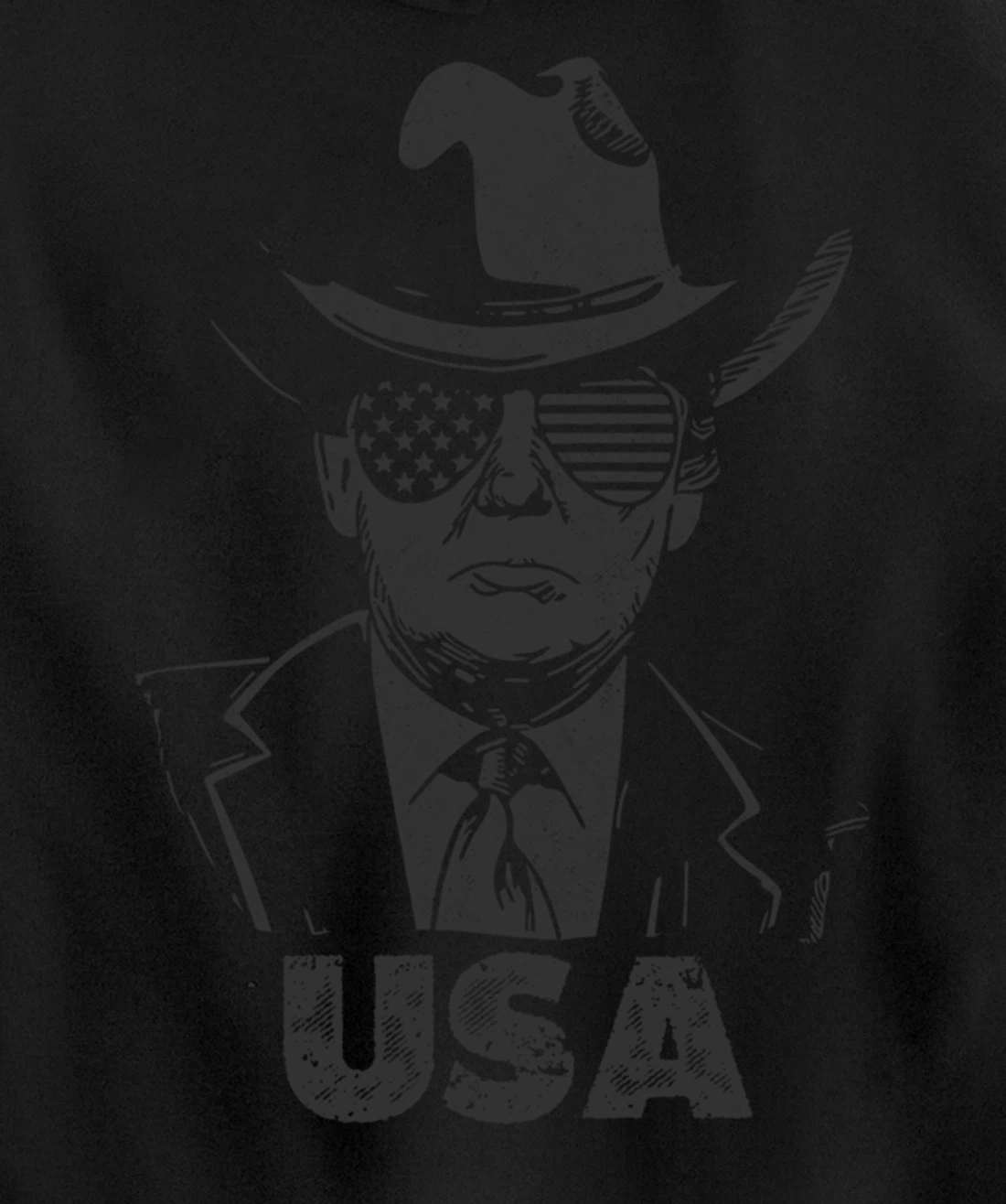 the USA Again Vintage Trump Pullover Hoodie