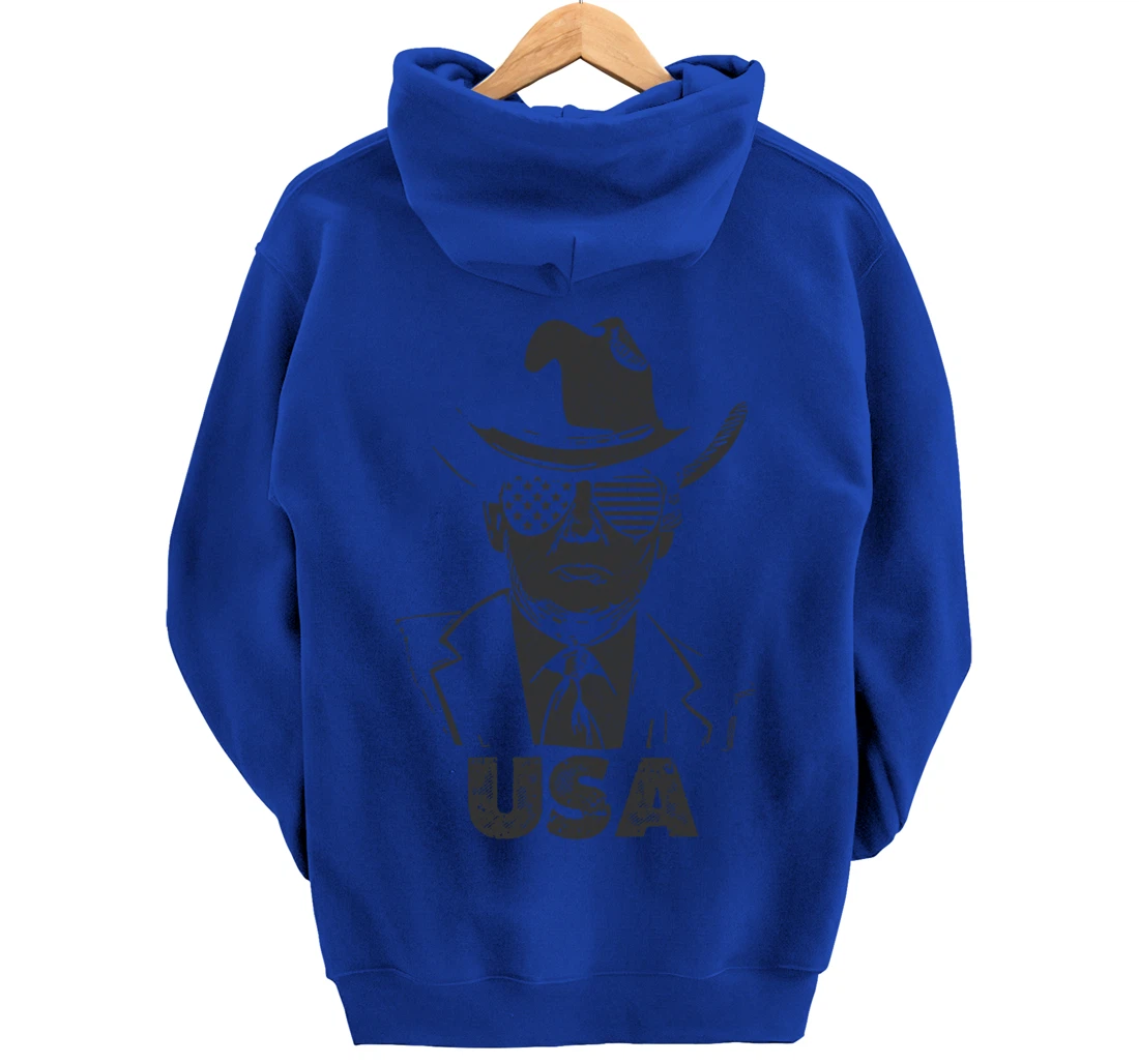 the USA Again Vintage Trump Pullover Hoodie
