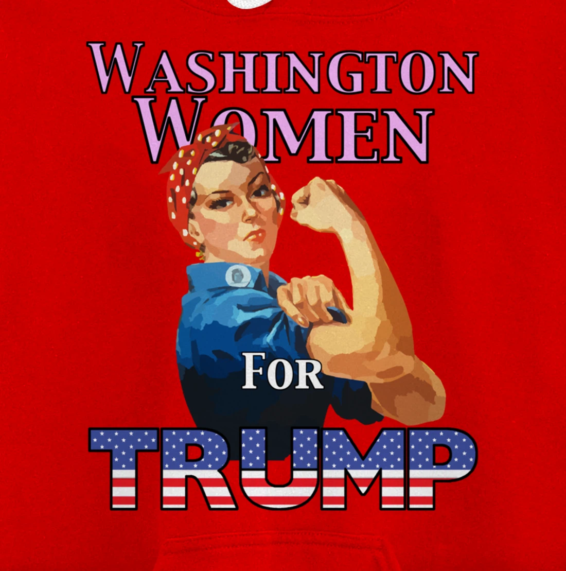 Washington Women For Trump Pullover Hoodie