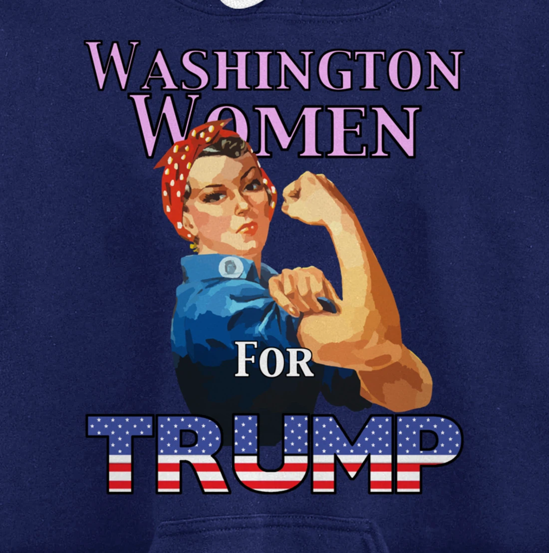 Washington Women For Trump Pullover Hoodie