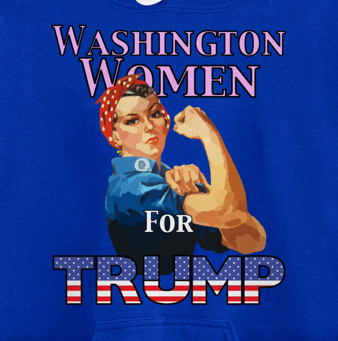 Washington Women For Trump Pullover Hoodie