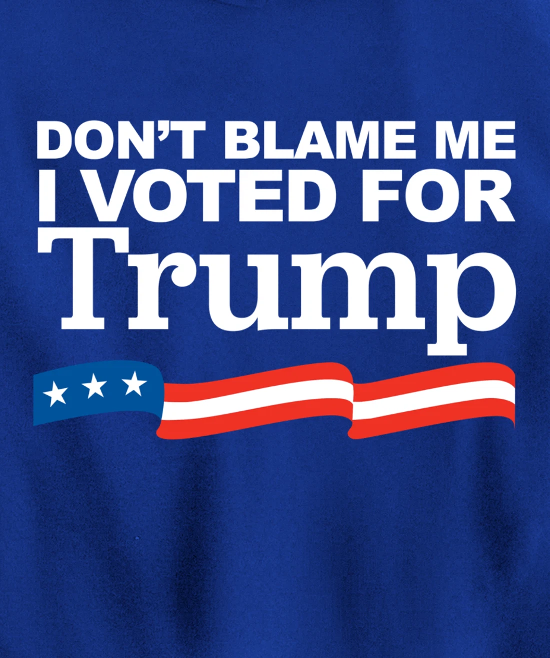 Don't Blame Me I Voted for Trump Pullover Hoodie