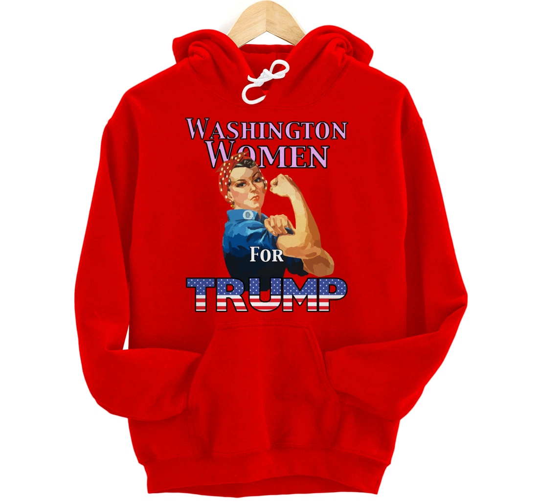 Washington Women For Trump Pullover Hoodie