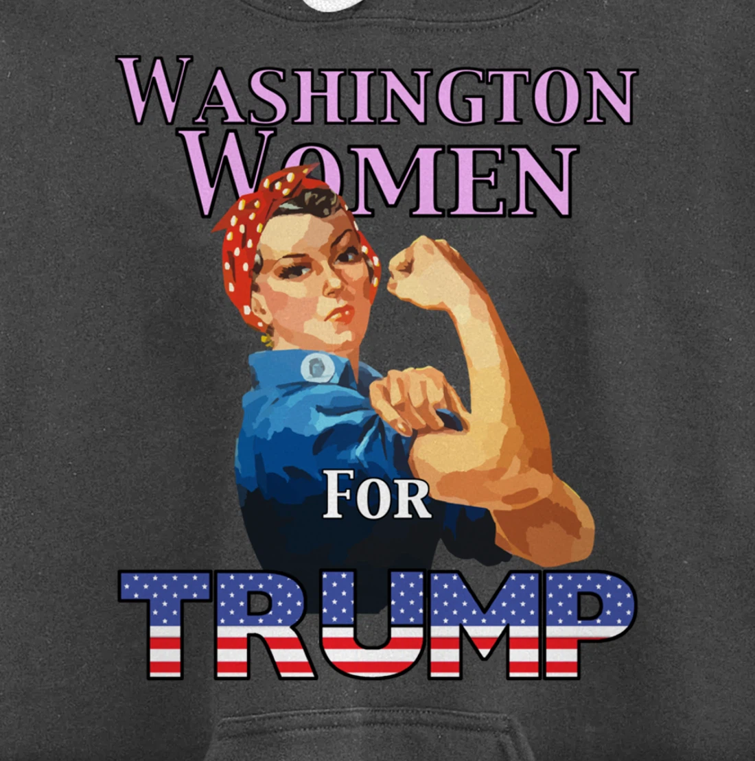 Washington Women For Trump Pullover Hoodie