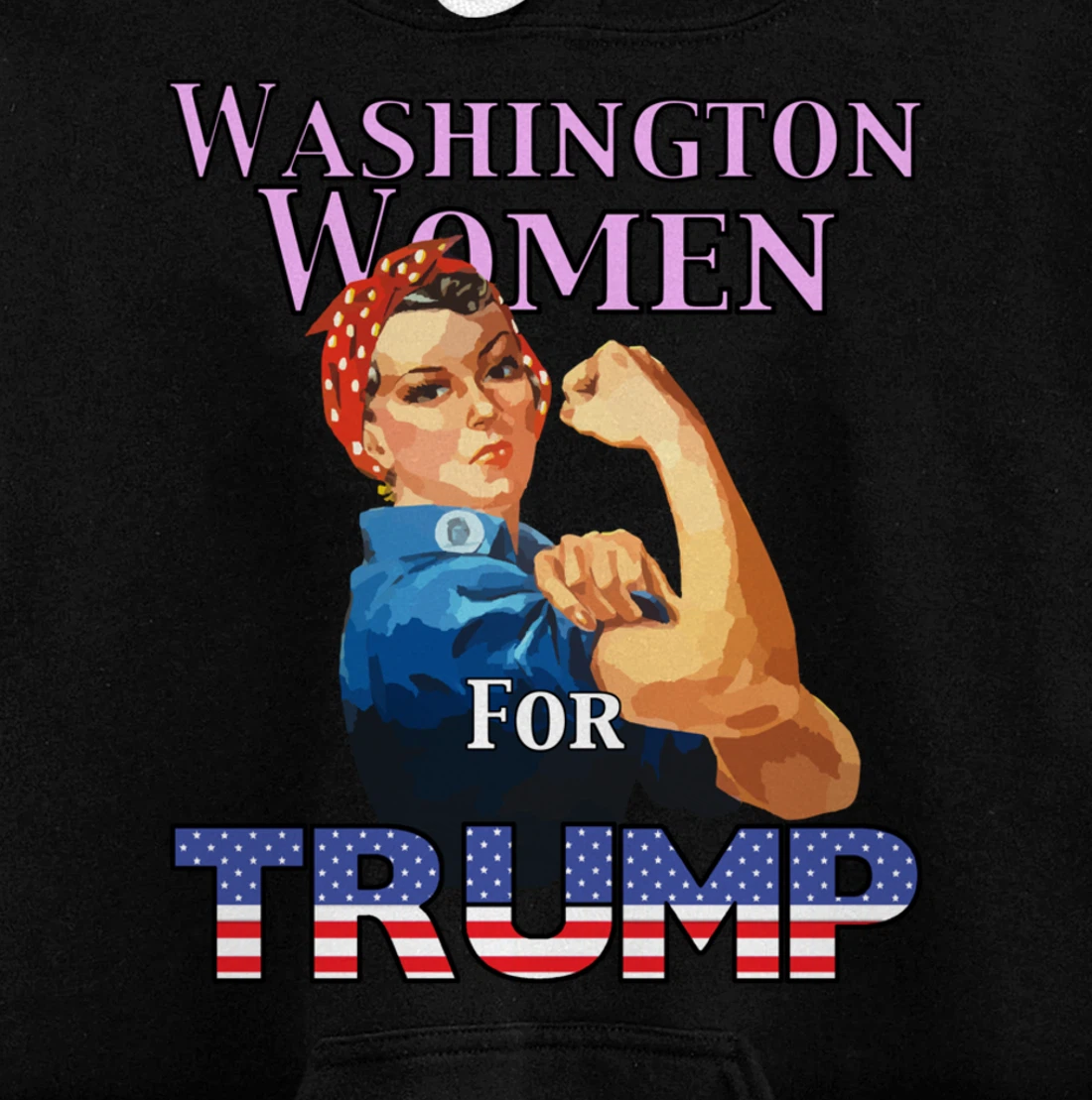Washington Women For Trump Pullover Hoodie