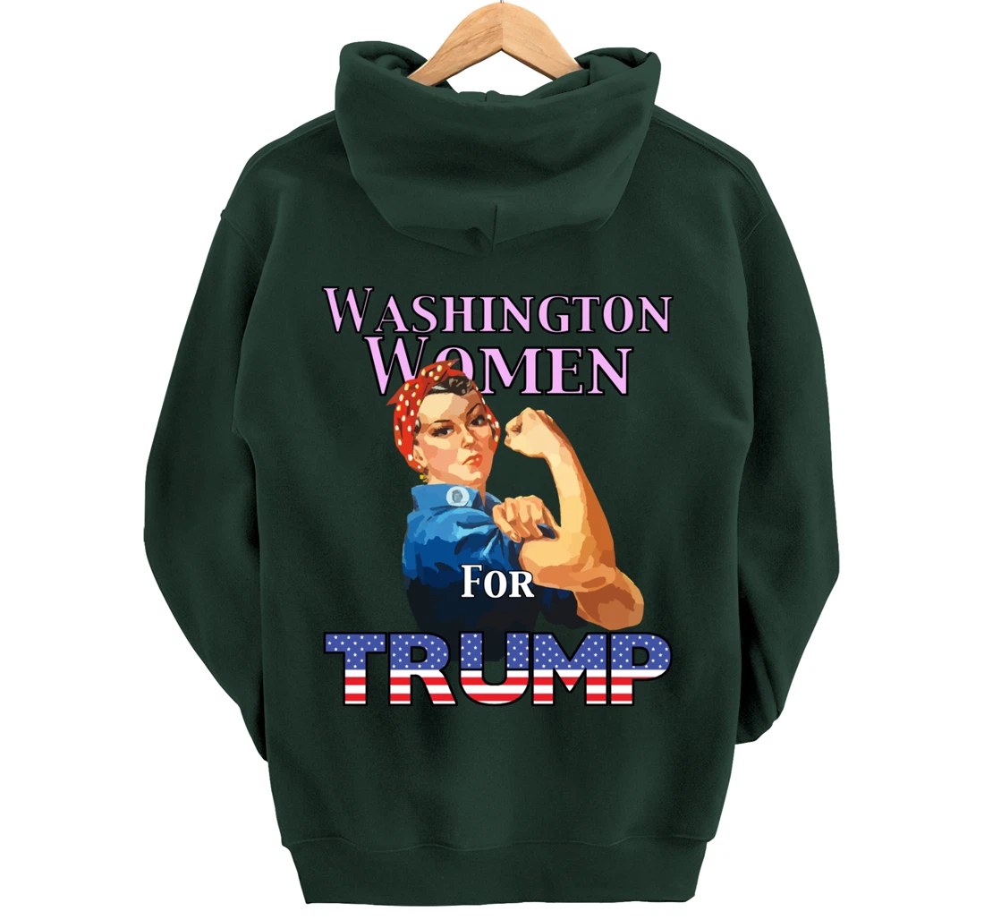 Washington Women For Trump Pullover Hoodie