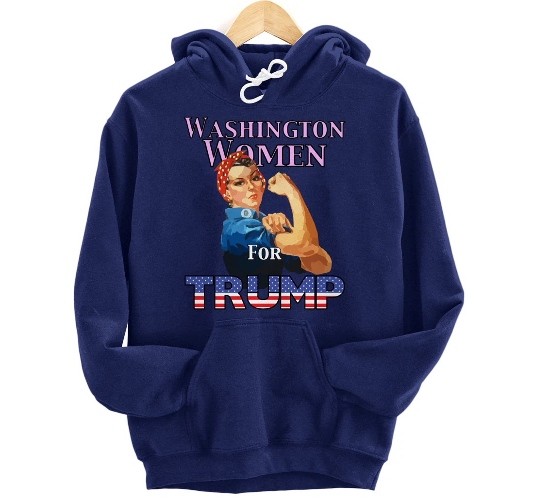 Washington Women For Trump Pullover Hoodie