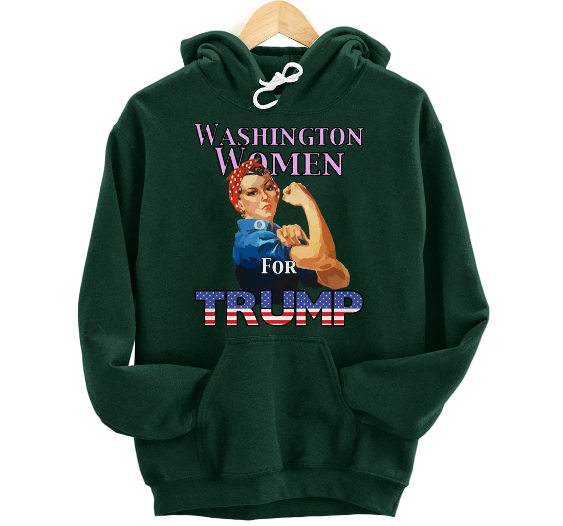 Washington Women For Trump Pullover Hoodie