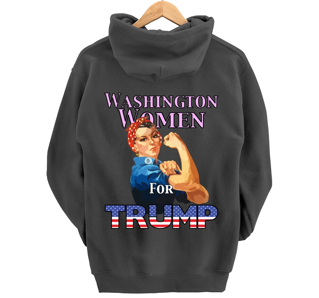 Washington Women For Trump Pullover Hoodie
