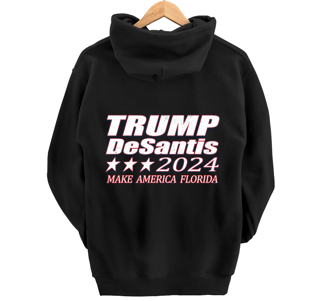 Make America Florida Trump DeSantis Pullover Hoodie