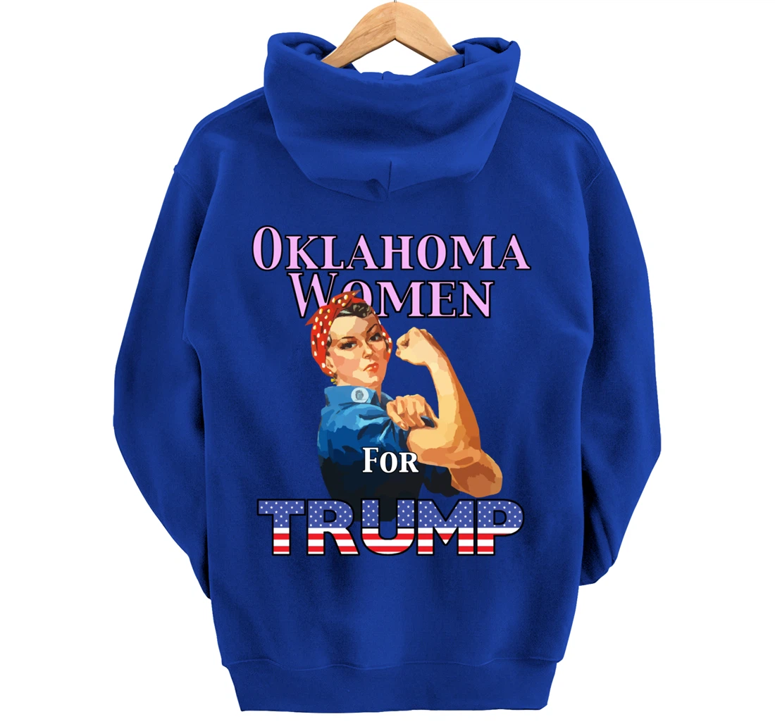 Oklahoma Women For Trump Pullover Hoodie