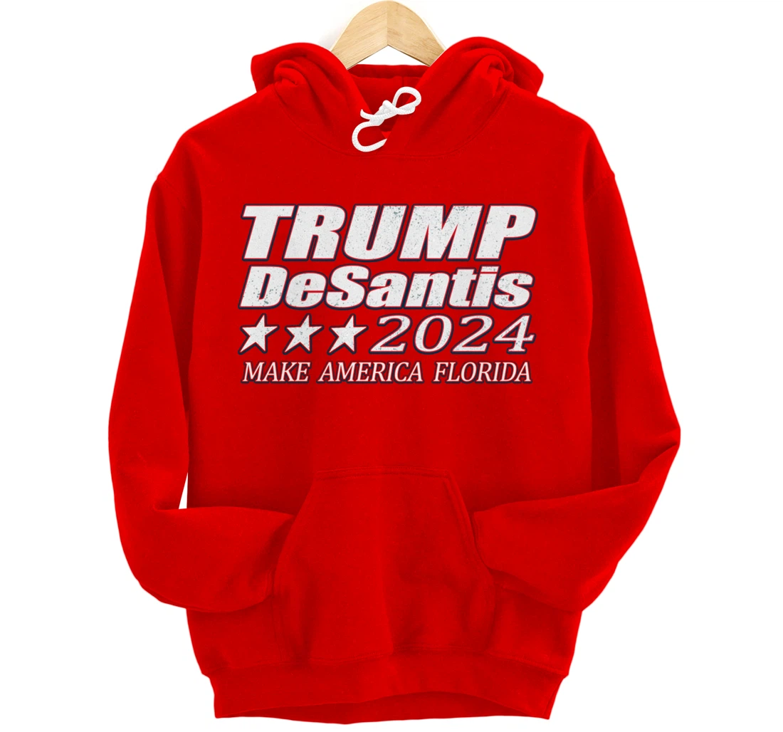 Make America Florida Trump DeSantis Pullover Hoodie