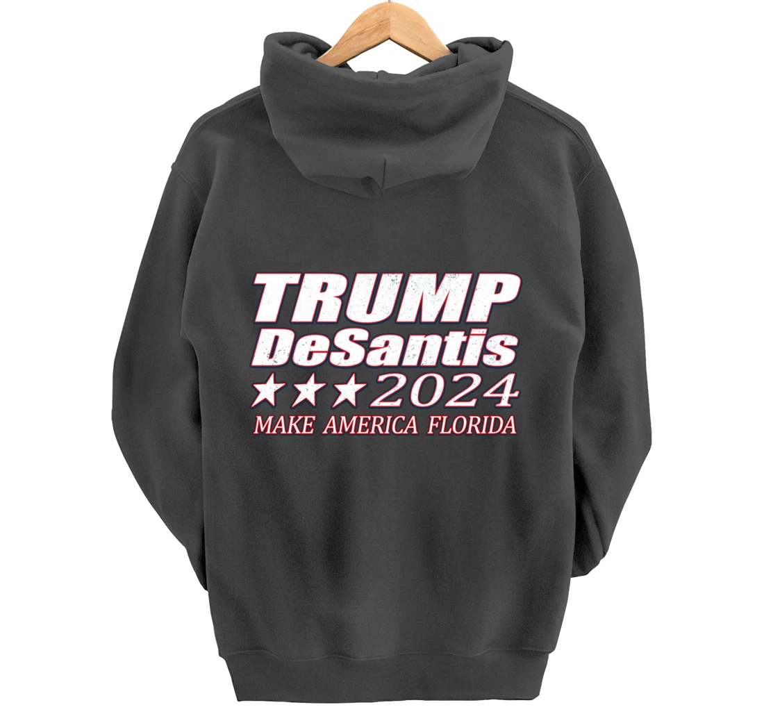 Make America Florida Trump DeSantis Pullover Hoodie