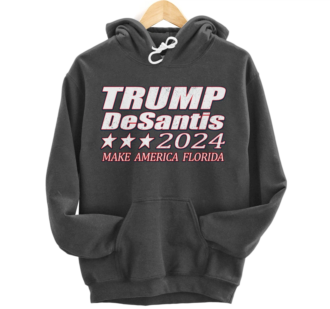 Make America Florida Trump DeSantis Pullover Hoodie