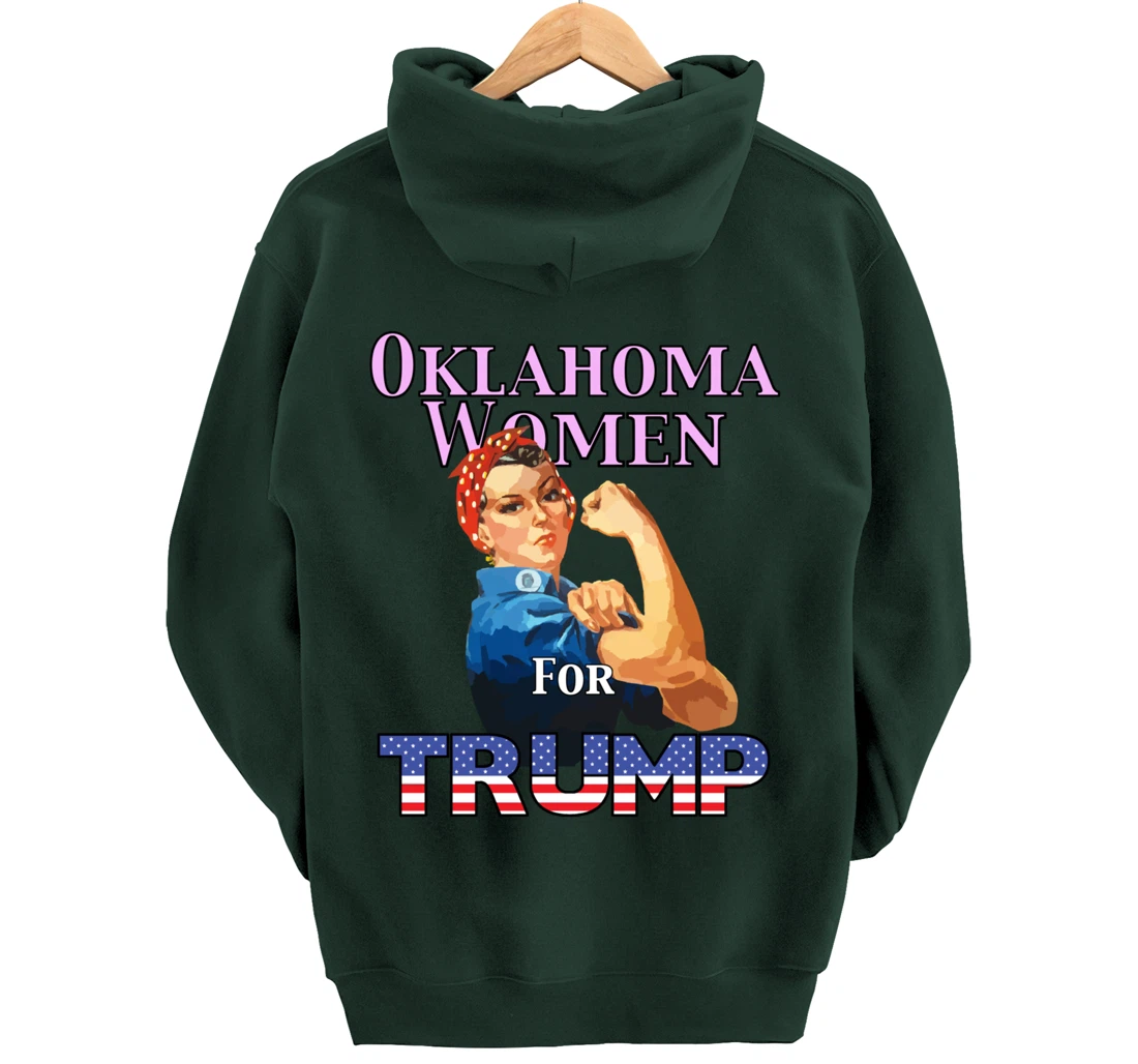 Oklahoma Women For Trump Pullover Hoodie