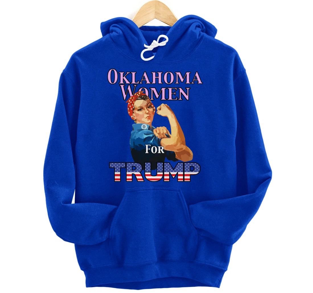 Oklahoma Women For Trump Pullover Hoodie